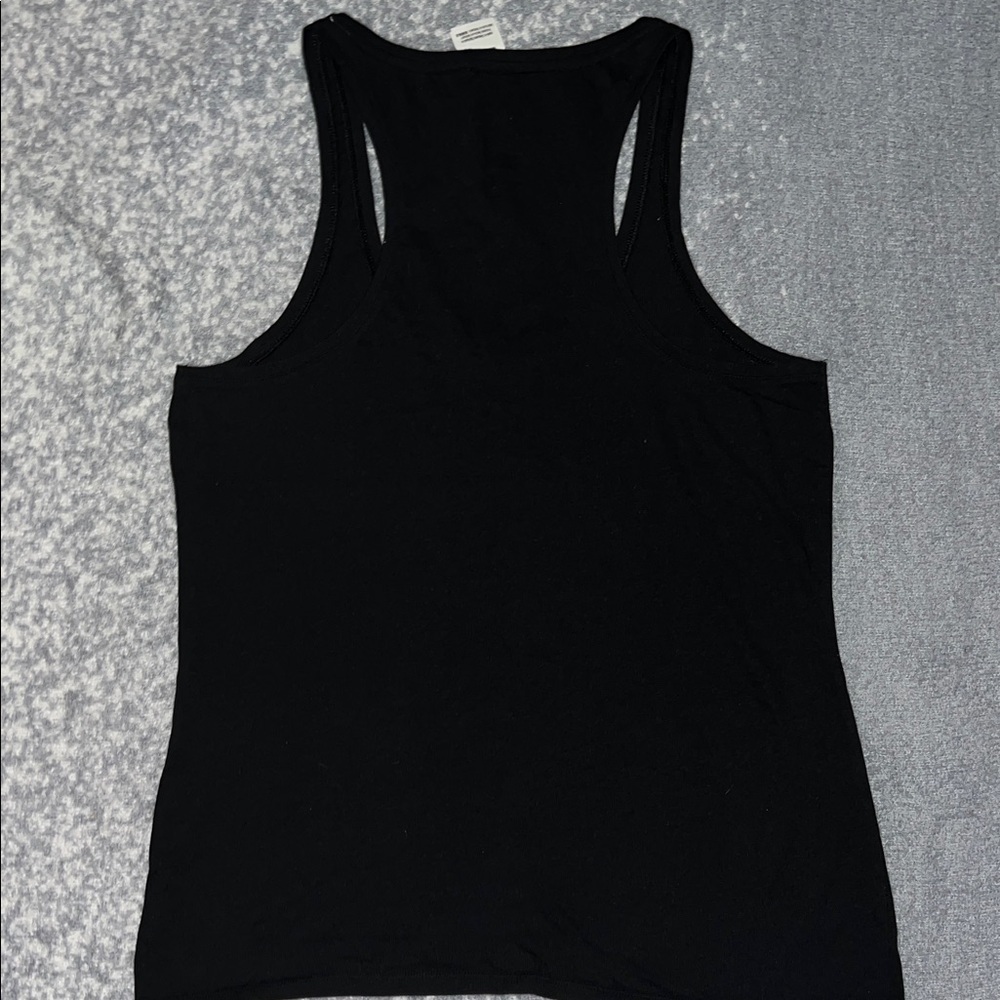 PINK Black Graphic Tank Top - Picture 3 of 3